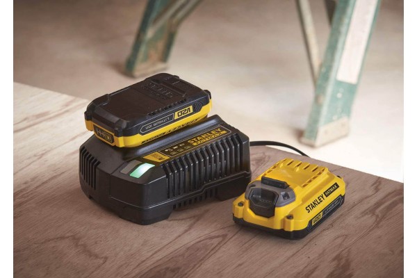 Дриль-шурупокрут безщітковий акумуляторний STANLEY FATMAX SFMCD710D2K