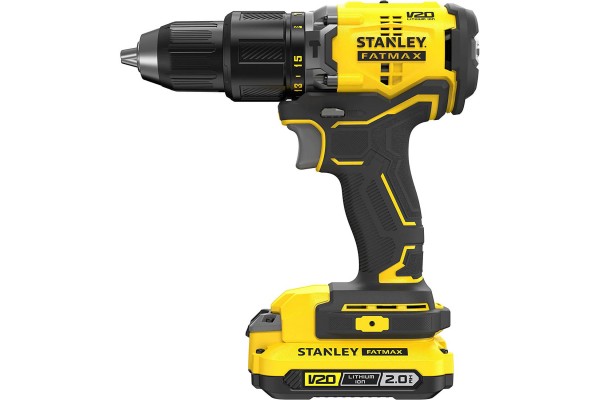 Дриль-шурупокрут ударний безщітковий акумуляторний STANLEY FATMAX SFMCD715D2K