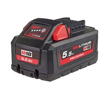 Акумулятор Li-Ion HIGH OUTPUT MILWAUKEE, M18 HB5,5 (5,5Ar)