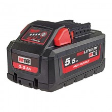 Акумулятор Li-Ion HIGH OUTPUT MILWAUKEE, M18 HB5,5 (5,5Ar)