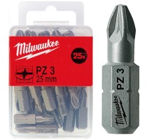 Біта MILWAUKEE, PZ3, 25мм, (25шт)