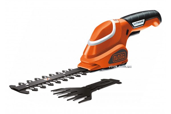 Кущоріз акумуляторний Black+Decker Li-Ion 7 В