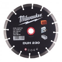 Диск алмазний MILWAUKEE DUH 230, діаметр 230мм