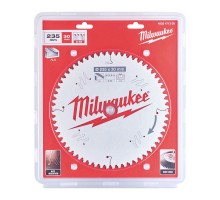 Диск пиляльний Alu PFTE MILWAUKEE, діаметр 235х30х2,4мм, 60 зуб.