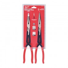 Довгогубці 2 шт LONG REACH PLIER- STRAIGHT MILWAUKEE