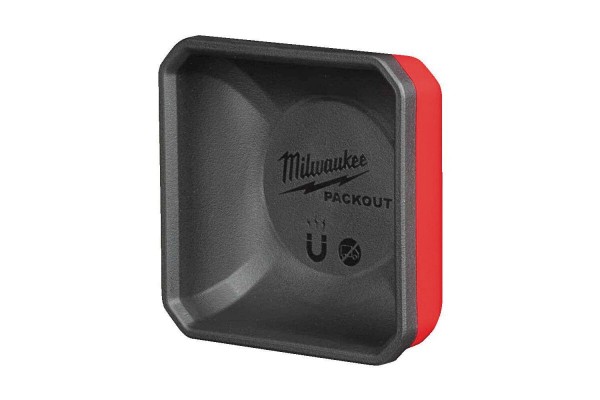 Магнитний лоток-тарілка для зберігання металевих предметів MILWAUKEE Packout - 10 x 10 см