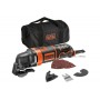 Багатофункційний інструмент Black+Decker 280 Вт 22000 об/хв + насадки + сумка