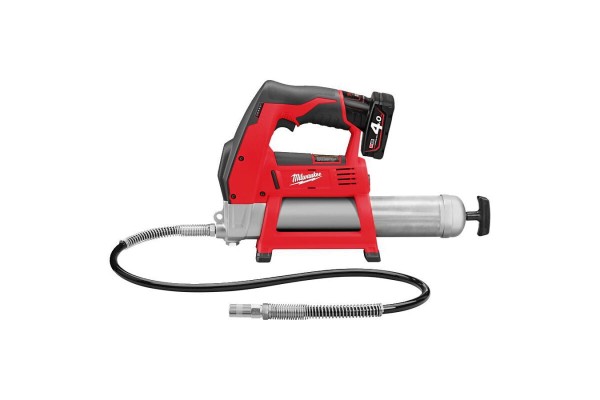 Шприць для змазки MILWAUKEE M12 GG-401B (Li-Ion 4Ач) 4933441675 (+ заряд. пристрій, 1 акум., в сумці