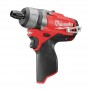 Шурупокрут акумуляторний 1/4 дюйма HEX MILWAUKEE, M12 CD-0, 37Нм