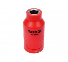 Головка торцева шестигранна діелектрична YATO 3/8" М8 х 45/28 мм VDE до 1000 В
