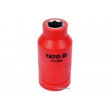 Головка торцева шестигранна діелектрична YATO 3/8" М8 х 45/28 мм VDE до 1000 В